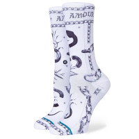 Stance Amour Crew White