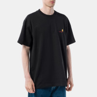 Carhartt WIP S/S American Script T-shirt BLACK