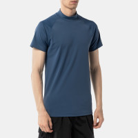 SURF SHELTER Maui Short Sleeve Rashguard NAVY