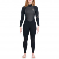 Dakine Women's Quantum Back ZIP Full Suit 3/2mm Black/Grey