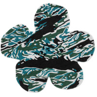 MAHARISHI 9648 Maha Warhol DPM Flower Rugs SET Hand  Tufted Black Green