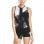 Glidesoul Vest GS74/WHITE/ SPARKLING BLACK  INSIDE: BLACK/SPARKLI