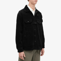 Engineered Garments Explorer Shirt Jacket Cotton Corduroy BLACK
