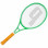 Sporty & Rich SRC Tennis Racket Kelly Green