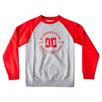 DC DC Star Pilot B HEATHER GREY/RACING RED