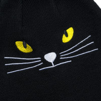 KYOTO ZOO Beanie BLACK CAT