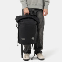 CONSIGNED Cornel L Roll TOP Backpack BLACK