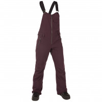 Volcom Swift BIB Overall Black Plum