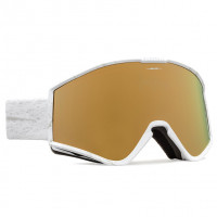 Electric Kleveland Small MATTE SPECKLED WHITE +BL YELLOW/GOLD CHROME