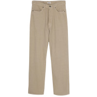 AURALEE Botanical Dyed Selvedge Denim Pants NATURAL BROWN