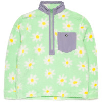 Airblaster Sherpa Half ZIP MINT BIG DAISY