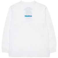 MAHARISHI 4094 U.a.p. Embroidered L/S T-shirt White
