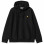 Carhartt WIP Hooded American Script Sweatshirt BLACK
