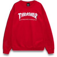 Thrasher Skate MAG Crewneck RED