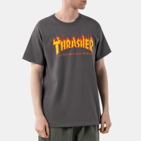 Thrasher Flame Logo CHARCOAL GREY