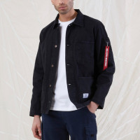 Alpha Industries N-3 MOD Utility Chore Coat BLACK