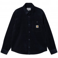 Carhartt WIP L/S Flint Shirt DARK NAVY (RINSED)