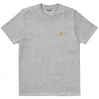 Carhartt WIP S/S Chase T-shirt GREY HEATHER / GOLD