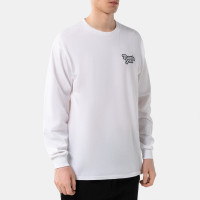 Thank You Logo Longsleeve White