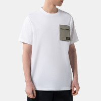 MAHARISHI 4230 Utility Pocket Tshirt White