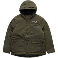 Hurley M Idyllwild 3M Parka Jacket PEAT MOSS