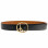 NEEDLES Peace Buckle Belt - Steer Leather BLACK
