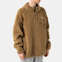 D.O.P.E Sherpa Fleece TOP CHOCOLATE