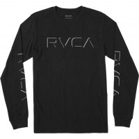 RVCA Drop Shadow LS B BLACK