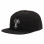 RVCA HULA HANDS SNAPBACK HEADWEAR BLACK