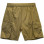 ARIES Nylon Hybrid Sweatshort Olive