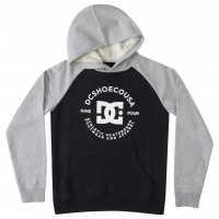 DC STAR PILOT RЕGLAN PHООDY B BLACK/GREY HEATHER