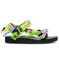 Arizona Love Trekky Sandals Giovanni FLUO GREEN BANDANA