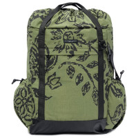 Engineered Garments UL 3 WAY BAG OLIVE FLORAL PRINT RIPSTOP