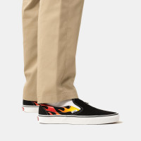 Vans UA Classic Slip-on Flame BLACK/BLACK/TR