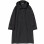 AURALEE High Density Cotton Polyester Cloth Hooded Coat BLACK