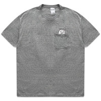 RIPNDIP Lord Nermal S/S Pocket TEE HEATHER GREY