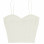 AURALEE Super High Gauge Washable Silk Nylon Knit Camisole IVORY WHITE