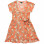 69slam Cora Wrap Dress Coral