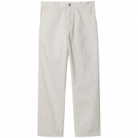 Carhartt WIP Single Knee Pant OFF-WHITE (RINSED)