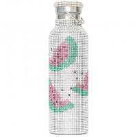 Collina Strada Rhinestone Water Bottle WATERMELON