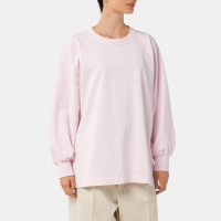 YLEVE Pigment DYE Cotton Jersey L/S T PINK
