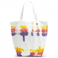Scotch & Soda Canvas Tie-dye Tote Mint Flower Tie Dye