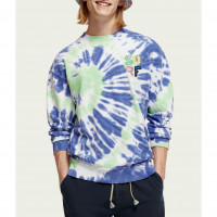Scotch & Soda Tie-dye Sweatshirt BLUE TIE DYE