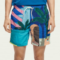 Scotch & Soda MID Length - Placement Printed Swimshort AOP SCENE