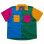 NEEDLES S/S Classic Shirt - Multi Colour Vivit Tone