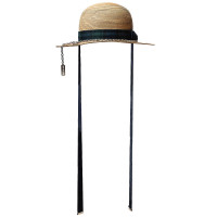 KIDILL Straw Bowler HAT Camel Brown