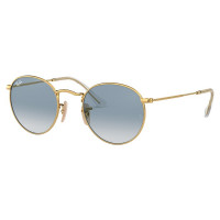Ray Ban Round Metal ARISTA/CLEAR GRADIENT BLUE
