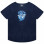 69slam Boxy T-shirt Loose STONE WASH NAVY