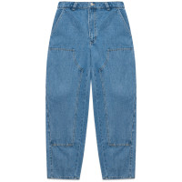 OBEY Leah II Baggy Denim LIGHT INDIGO