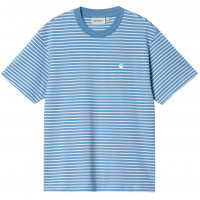 Carhartt WIP W' S/S Coleen T-shirt COLEEN STRIPE, PISCINE / WHITE